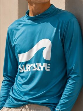🍋 5/$25 Boys UPF 50+ Rash Guard Swim Shirt Surf Style Long Sleeve Beach